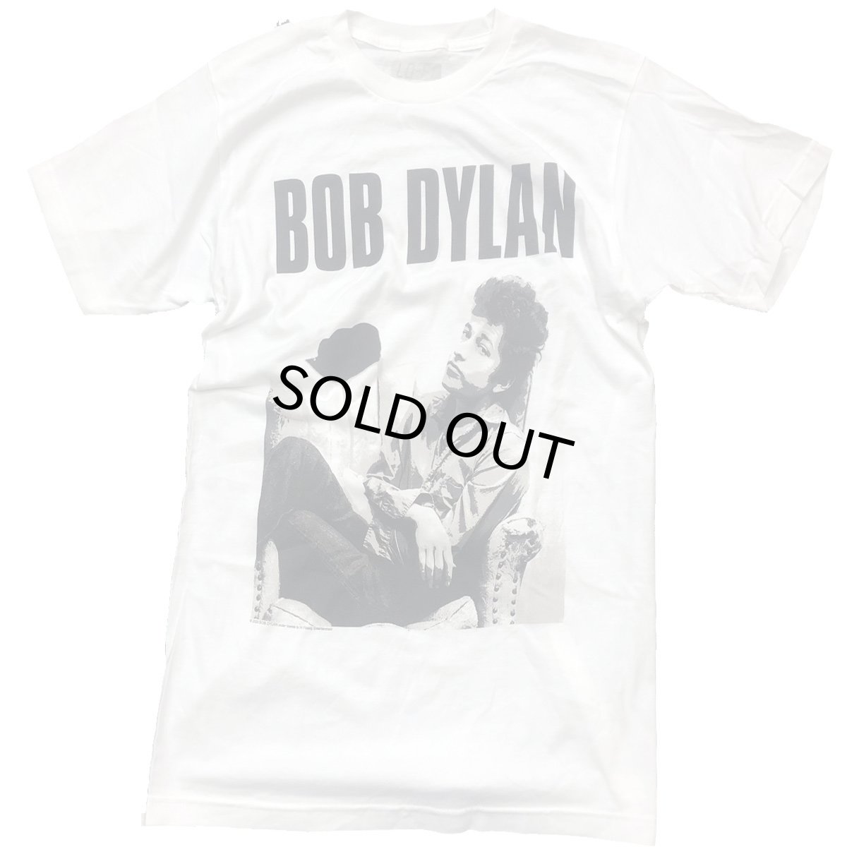画像1: LO-HI　 BOB DYLAN ボブ・ディラン WHT メンズ/レディース (1)
