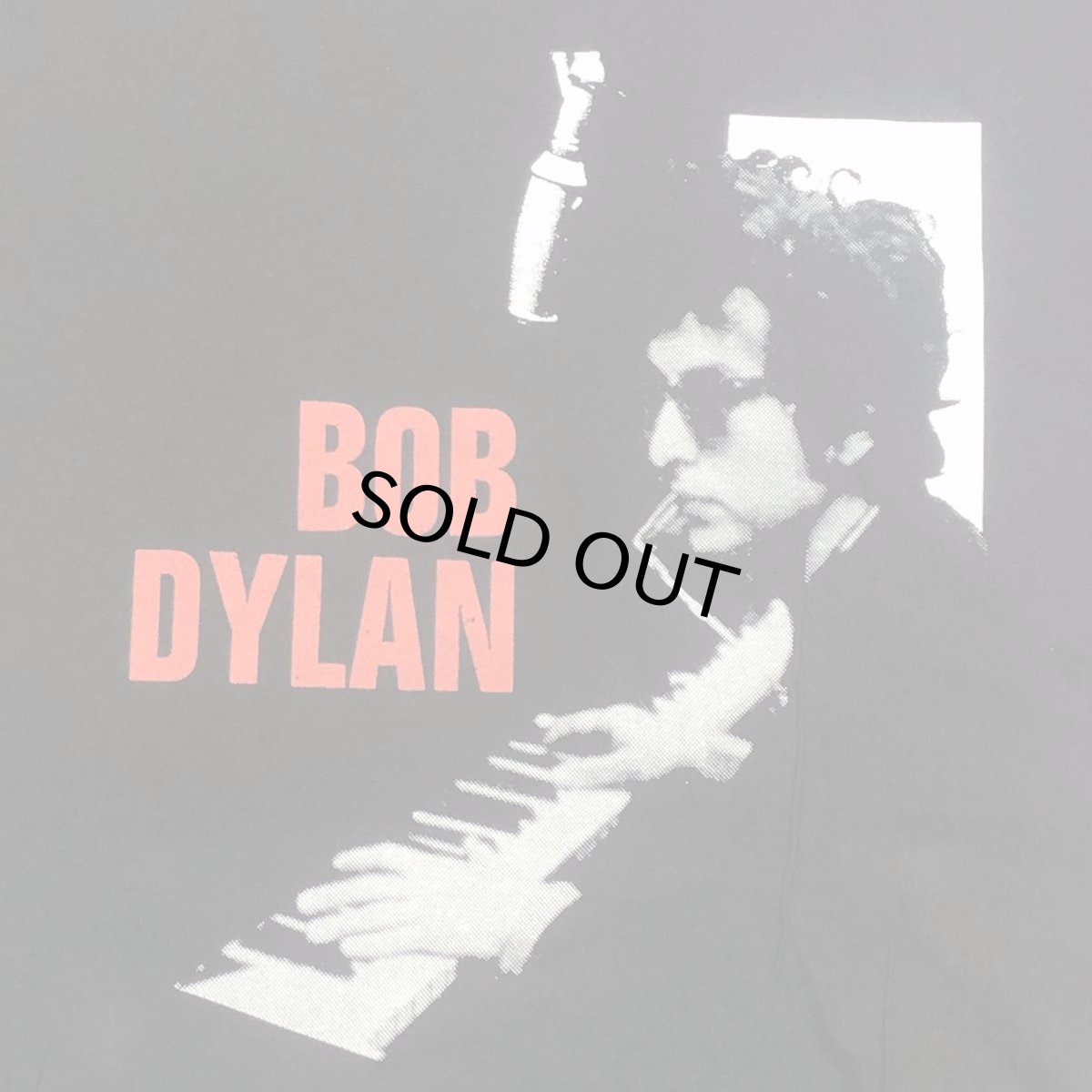 画像2: LO-HI　 BOB DYLAN ボブ・ディラン BLK メンズ/レディース (2)