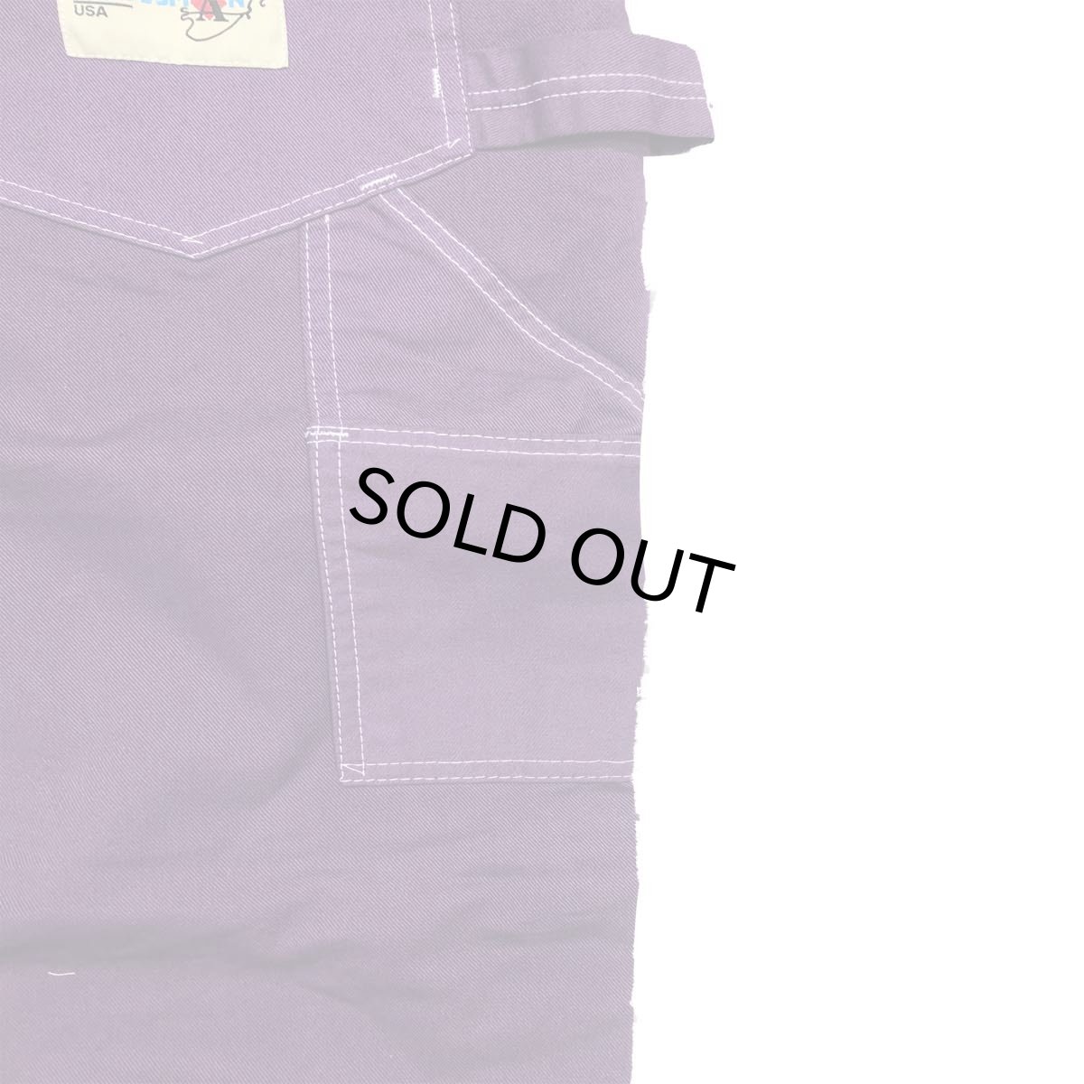 画像6: 【50%OFF】ACE DROP CLOTH エースドロップ OVER DYE ペインターパンツ 3色 パープル イエロー グリーン メンズ/レディース (6)