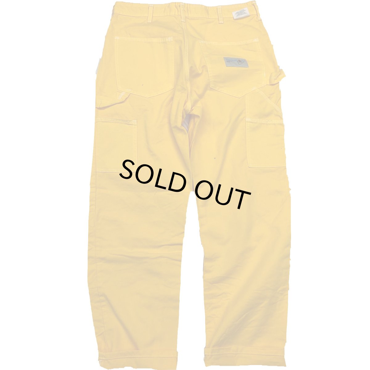 画像4: 【50%OFF】ACE DROP CLOTH エースドロップ OVER DYE ペインターパンツ 3色 パープル イエロー グリーン メンズ/レディース (4)