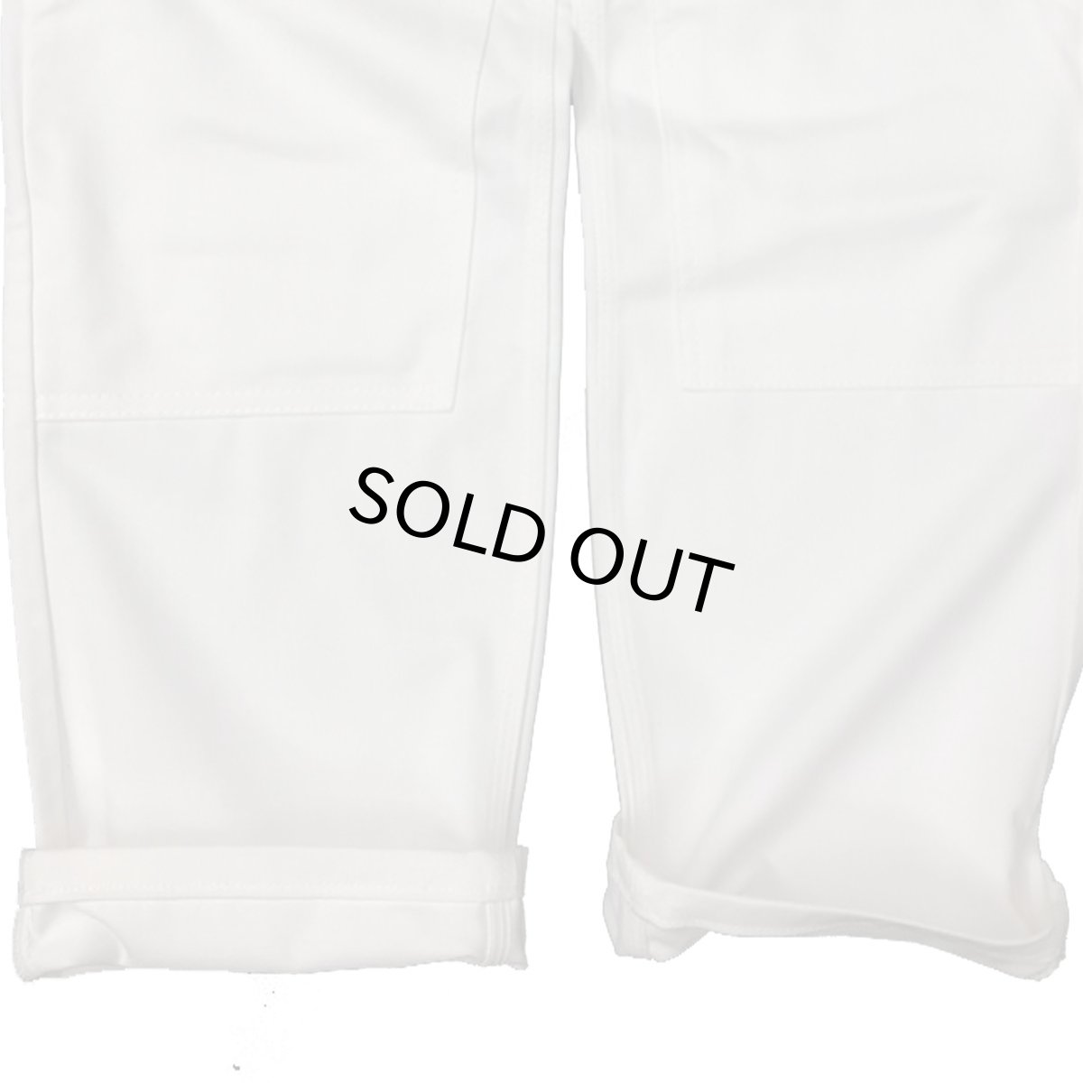 画像8: ACE DROP CLOTH エースドロップ  ペインターパンツ WHITE メンズ/レディース (8)