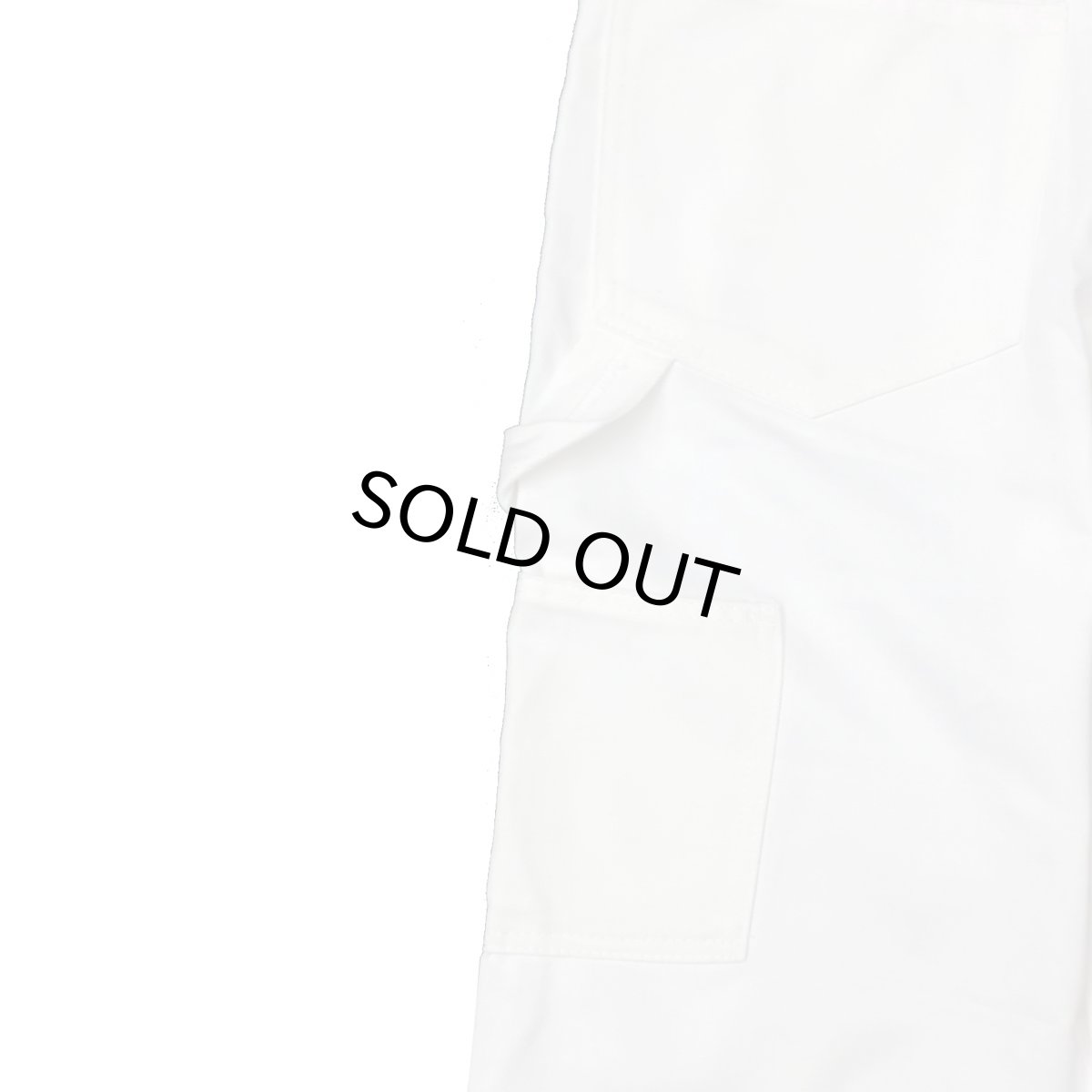 画像7: ACE DROP CLOTH エースドロップ  ペインターパンツ WHITE メンズ/レディース (7)