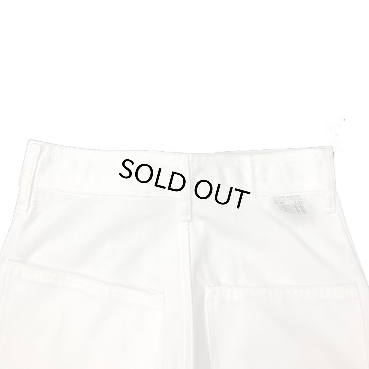 画像5: ACE DROP CLOTH エースドロップ  ペインターパンツ WHITE メンズ/レディース (5)