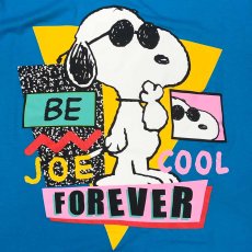 画像3: PEANUTS ピーナッツ スヌーピー TEE  JOE COOL ターコイズBLUE メンズ/レディース (3)