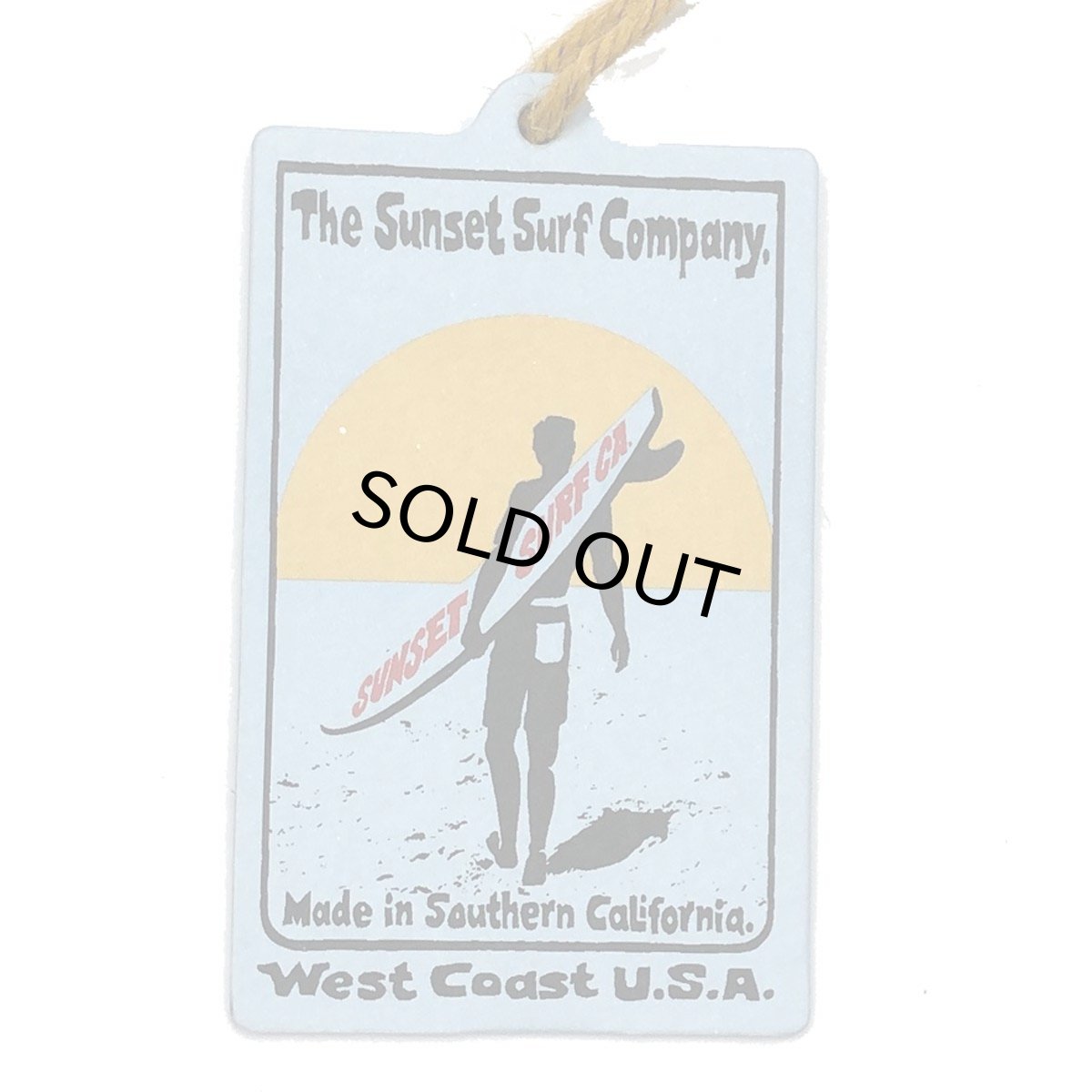 画像5: JOHNSON MOTOR【SUNSET SURF】サンセットサーフ HANG LOOSE  Tシャツ  SEASHELL WHITE メンズ/レディース (5)