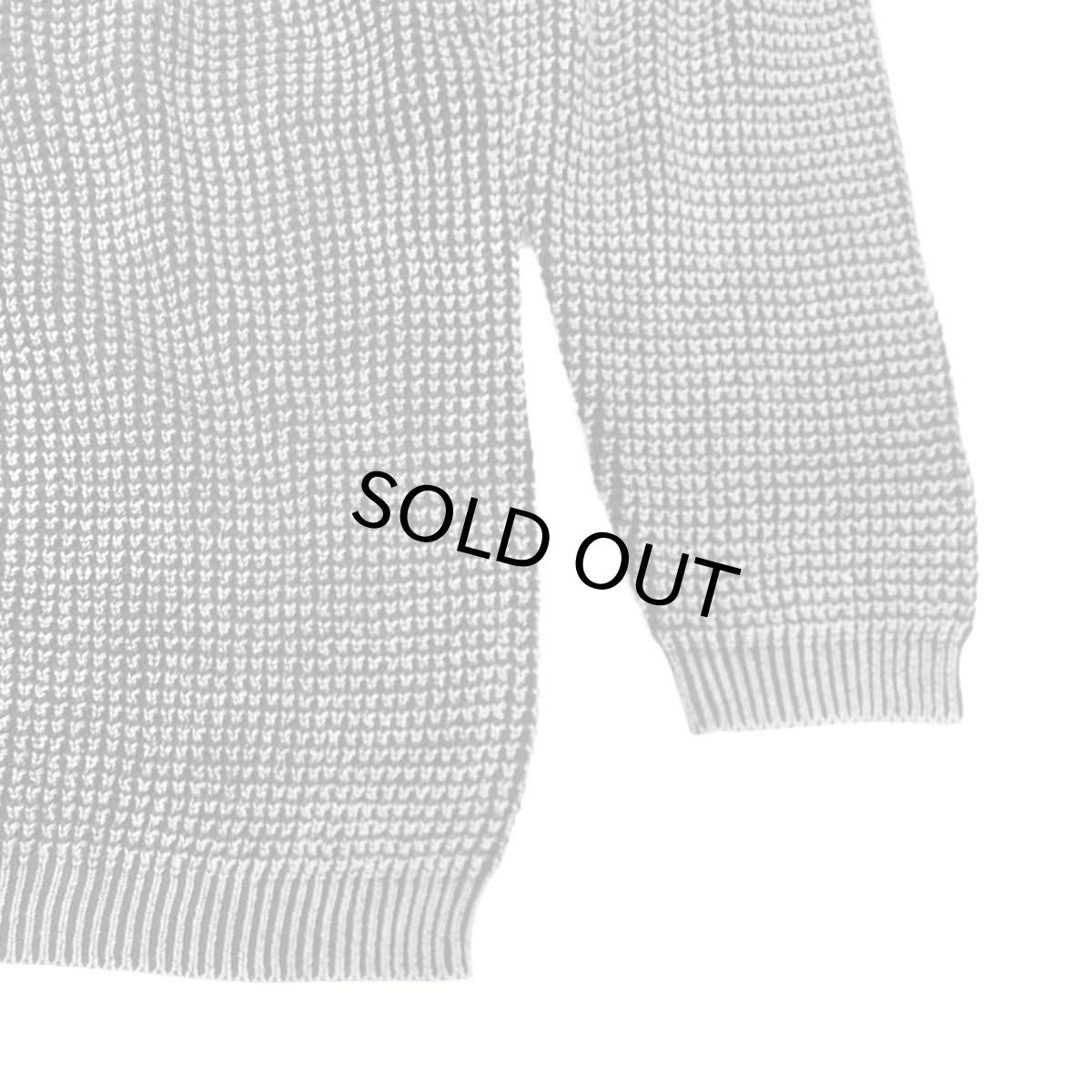 画像7: MALIBU FARM マリブファーム  パウダーブリーチ加工 ラグラン ワッフルニット 全3色 メンズ/レディース (7)