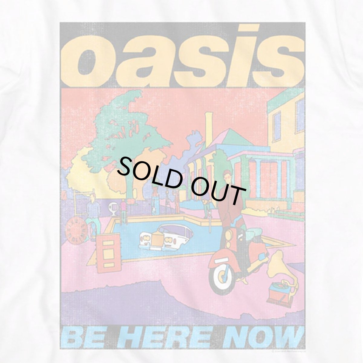 画像2: AMERICAN CLASSICS OASIS BE HERE NOW WHT オアシス メンズ/レディース (2)