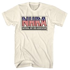 画像1: AMERICAN CLASSICS　NHR  NHRA USA LOGO　WHITE メンズ/レディース (1)