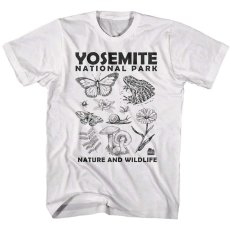 画像1: AMERICAN CLASSICS　NATIONAL PARKS ナショナルパーク YOSEMITE NATURE AND WILDLIFE ヨセミテ国立公園　WHITE メンズ/レディース (1)