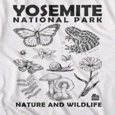 画像2: AMERICAN CLASSICS　NATIONAL PARKS ナショナルパーク YOSEMITE NATURE AND WILDLIFE ヨセミテ国立公園　WHITE メンズ/レディース (2)