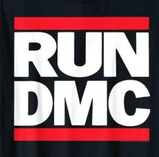 画像2: RUN DMC LOGO　BLACK メンズ/レディース (2)