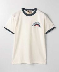 画像3: 【MALIBU FARM】LOSANGELES PRINT リンガー TEE マリブファームプリント リンガーT  GREEN WINE DENIM 3色 ロスアンゼルス メンズ/レディース (3)
