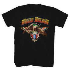 画像1: ZION　WILLE NELSON EAGLE EMBLEM T BLACK メンズ/レディース (1)
