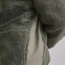 画像6: BACK HEAD バックヘッド  ヴィンテージ加工 ボアフリース ジップジャケット 3色 KHK NAVY BLACK メンズ/レディース (6)