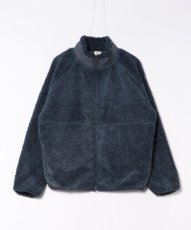 画像3: BACK HEAD バックヘッド  ヴィンテージ加工 ボアフリース ジップジャケット 3色 KHK NAVY BLACK メンズ/レディース (3)