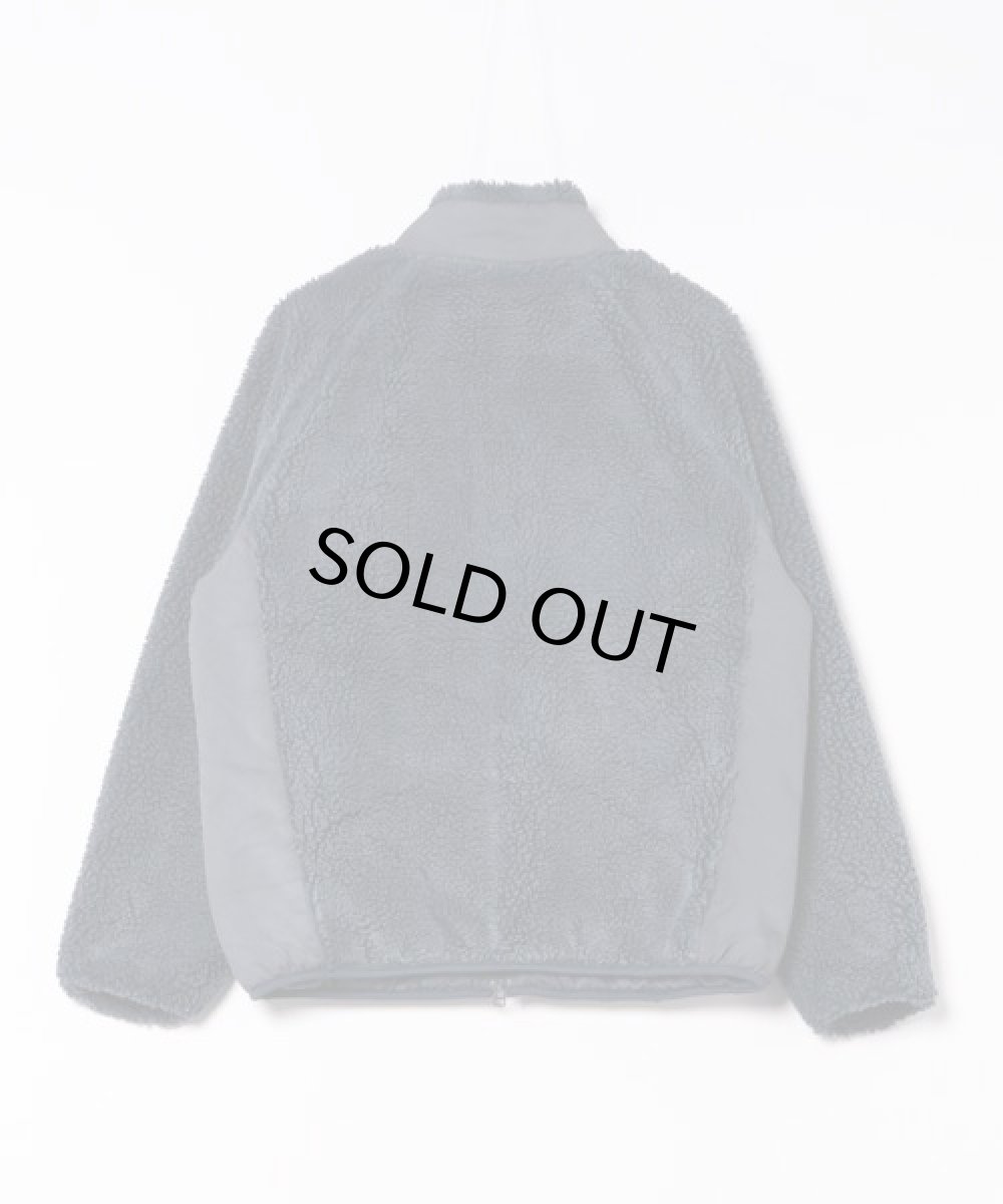 画像4: BACK HEAD バックヘッド  ヴィンテージ加工 ボアフリース ジップジャケット 3色 KHK NAVY BLACK メンズ/レディース (4)