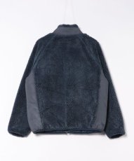 画像4: BACK HEAD バックヘッド  ヴィンテージ加工 ボアフリース ジップジャケット 3色 KHK NAVY BLACK メンズ/レディース (4)