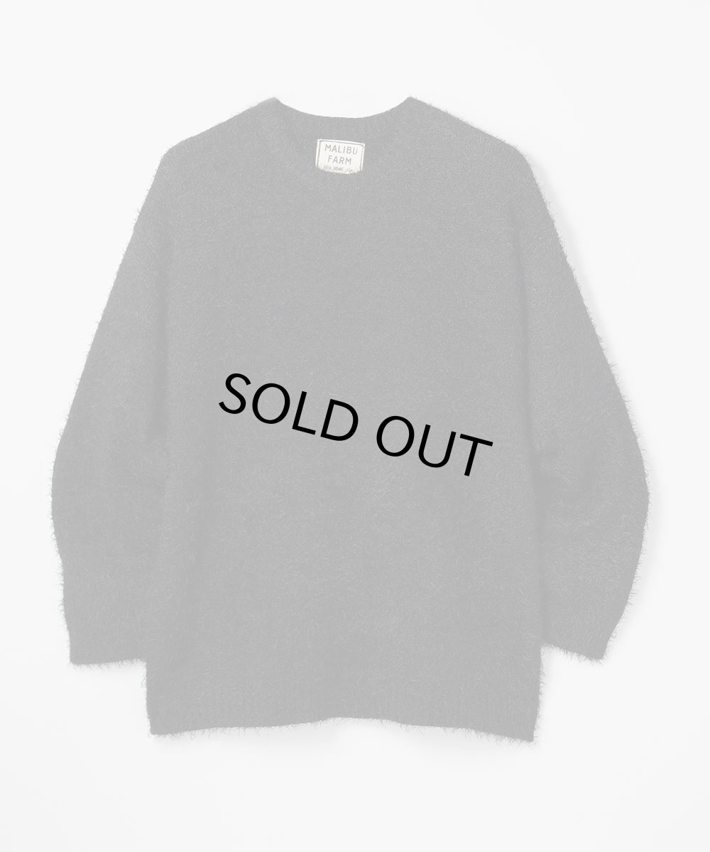 画像1: MALIBU FARM マリブファーム  モヘア風ニットCREW 全4色 メンズ/レディース (1)