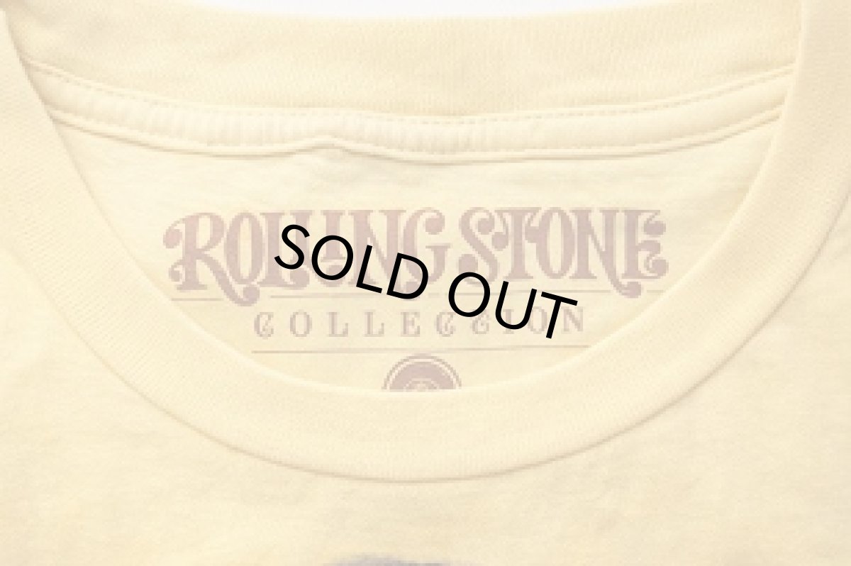 画像2: ROLING STONE ローリングストーンズ JIMIHENDRIX ジミヘンドリックス  WASH TEE  YELLOW  メンズ/レディース (2)