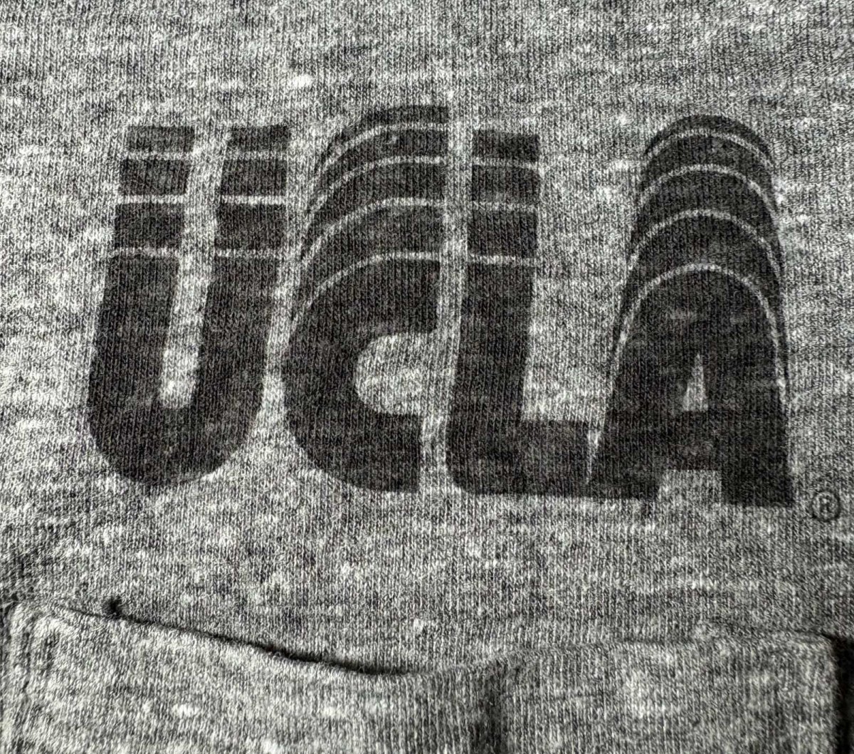 画像2: UCLA ポケット TEE GRAY  メンズ/レディース (2)
