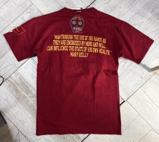 画像2: ＜1点物＞REMAKE VINTAGE TEE / USC　バーガンディ リメイク　刺繍　プリントＴＥＥ  メンズ/レディース (2)
