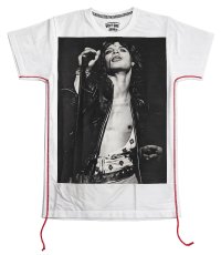 画像1: HOUSE of the GOODS Mick Jagger ミックジャガー PRINT TEE 　WHITE/GRAY　2色  メンズ/レディース (1)