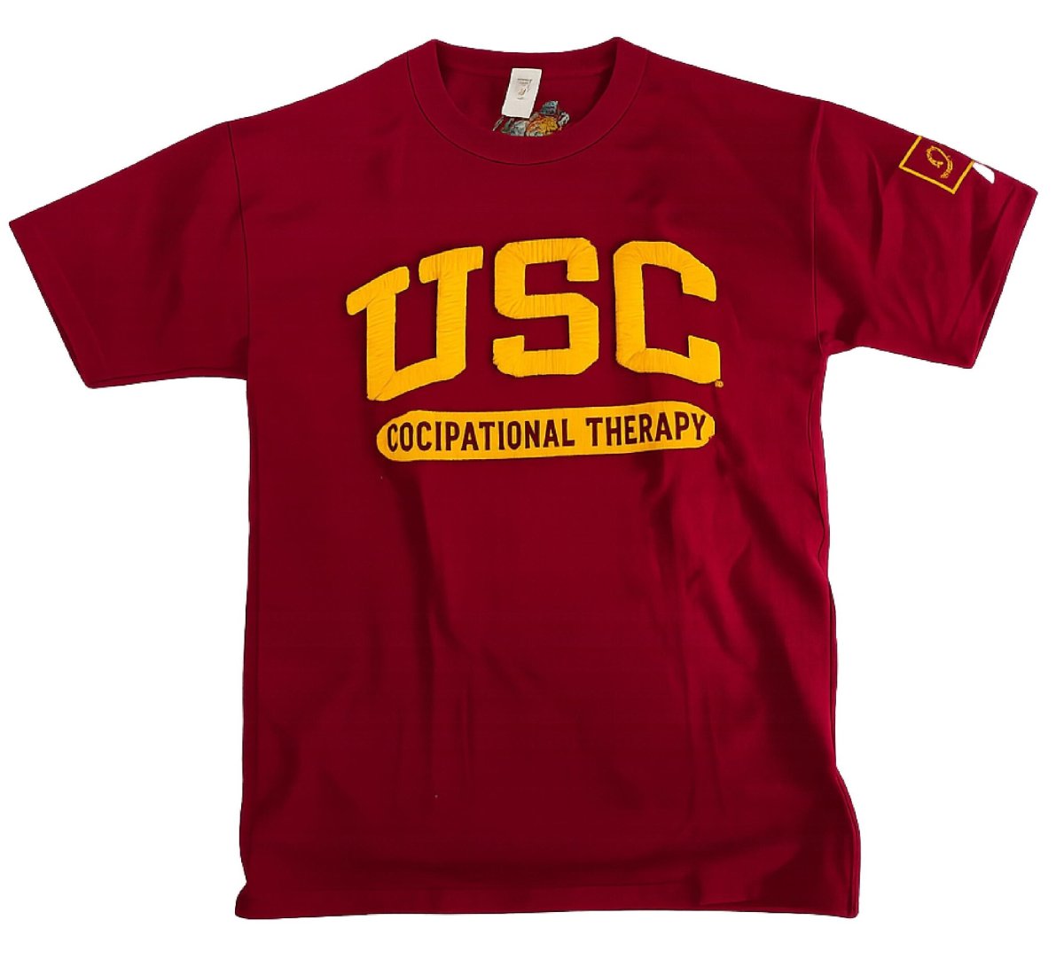 画像1: ＜1点物＞REMAKE VINTAGE TEE / USC　バーガンディ リメイク　刺繍　プリントＴＥＥ  メンズ/レディース (1)