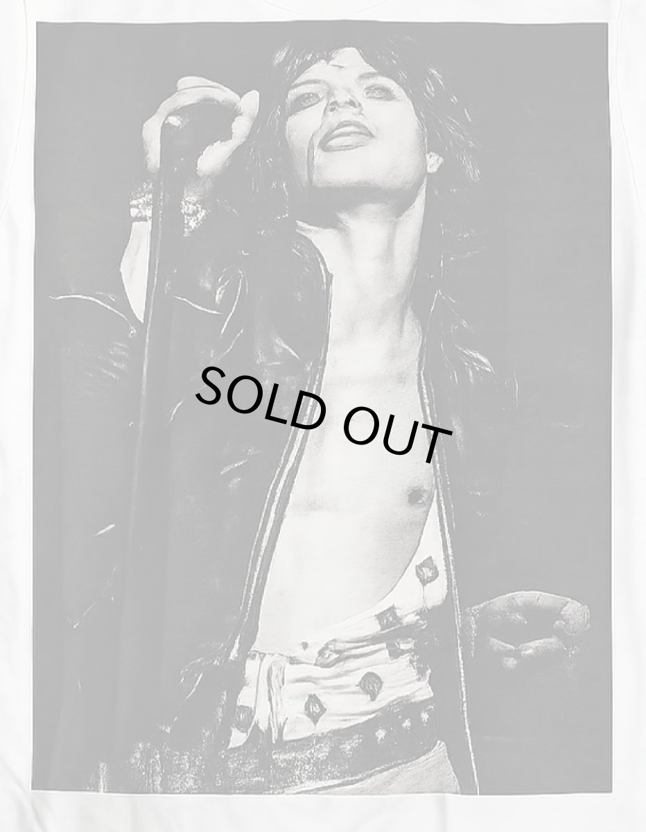 画像3: HOUSE of the GOODS Mick Jagger ミックジャガー PRINT TEE 　WHITE/GRAY　2色  メンズ/レディース (3)