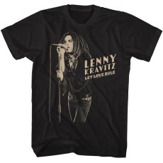 画像1: AMERICAN CLASSICS　 LENNY KRAVITZ  レニークラヴィッツ PHOTO TEE  BLACK  メンズ/レディース (1)