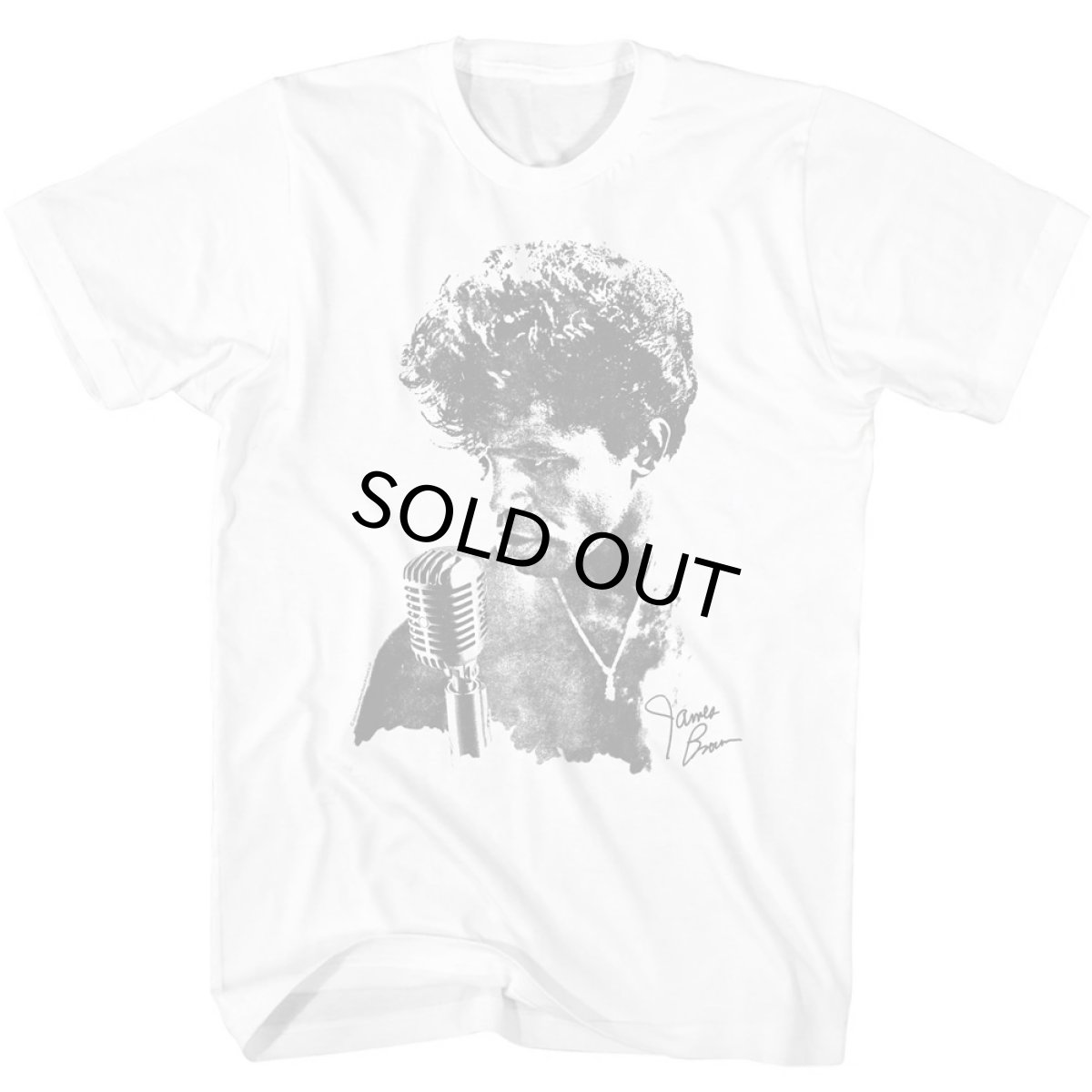 画像1: AMERICAN CLASSICS　 JAMES BROWN ジェームスブラウン PHOTO TEE  WHITE  メンズ/レディース (1)