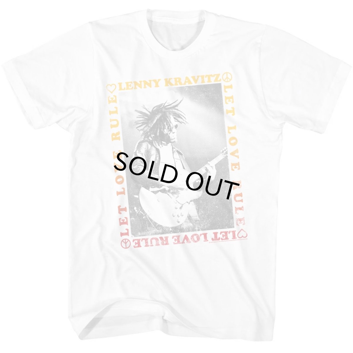 画像1: AMERICAN CLASSICS　 LENNY KRAVITZ  レニークラヴィッツ PHOTO TEE  WHITE  メンズ/レディース (1)