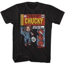 画像1: AMERICAN CLASSICS　CHUCKY MOVE チャッキー ムービー TEE  BLACK  メンズ/レディース (1)