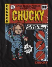 画像2: AMERICAN CLASSICS　CHUCKY MOVE チャッキー ムービー TEE  BLACK  メンズ/レディース (2)