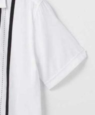 画像4: CUBAVERA　キューバシャツ レトロストライプ WHITE BLACK　2色　メンズ/レディース (4)