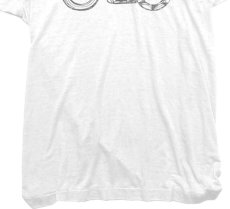 画像4: WORNFREE BIKEプリントTシャツ　WHITE　 メンズ/レディース (4)