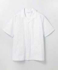 画像1: CUBAVERA　キューバシャツ WHITE BLACK　2色　メンズ/レディース (1)