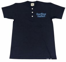 画像1: 【MALIBU FARM】SURFING SAFARI PRINT 3B HENLY TEE マリブファームプリント ヘンリーT  WHT/NVY　2色　カリフォルニア　 メンズ/レディース (1)