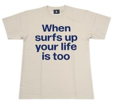 画像1: BACK HEAD バックヘッド PIGMENT DYEプリント-Tシャツ　SURFS UP  BLK/NVY/NAT　全3色 メンズ/レディース (1)