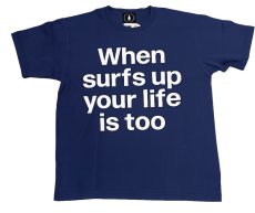 画像2: BACK HEAD バックヘッド PIGMENT DYEプリント-Tシャツ　SURFS UP  BLK/NVY/NAT　全3色 メンズ/レディース (2)