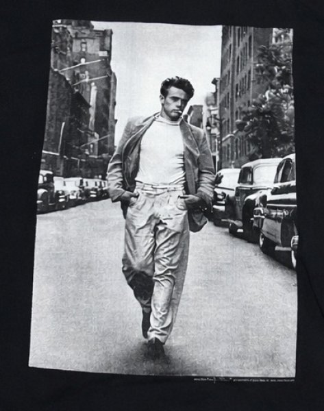 美品 Philipp Plein ジェームズ・ディーン フォト Tシャツ 4647 古着 ジェームズ・ディーン/ヴィンテージ シングルステッチ T