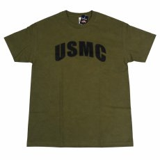 画像1: FOX OUTDOOR US MARINES ライセンス プリント TEE  OD/GRY　2色 メンズ/レディース (1)