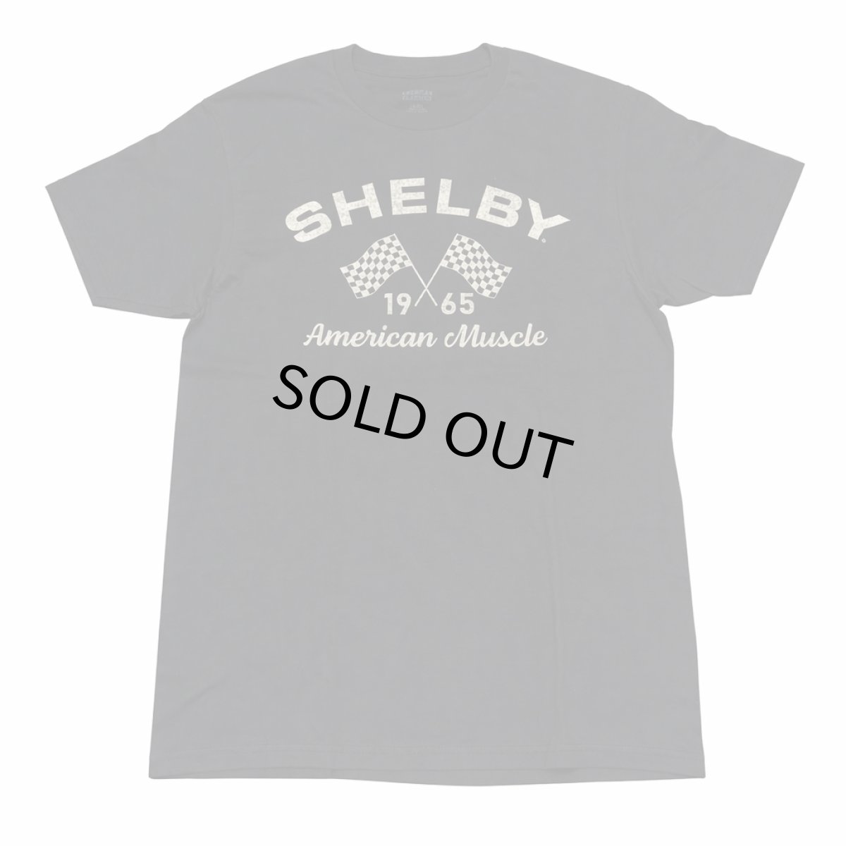 画像1: AMERICAN CLASSICS　SHELBY FLAG　プリント TEE  BLACK  メンズ/レディース (1)