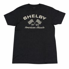 画像1: AMERICAN CLASSICS　SHELBY FLAG　プリント TEE  BLACK  メンズ/レディース (1)
