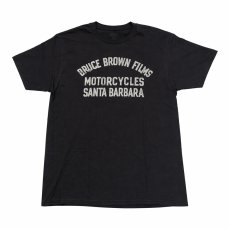 画像1: AMERICAN CLASSICS　BRUCE BROWN FILM　プリント TEE  BLACK  メンズ/レディース (1)