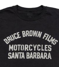 画像2: AMERICAN CLASSICS　BRUCE BROWN FILM　プリント TEE  BLACK  メンズ/レディース (2)