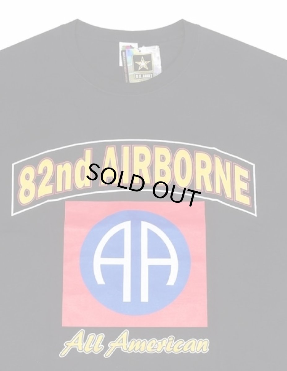 画像2: FOX OUTDOOR  2ND  AIRBORNE ライセンス プリント TEE  BLK メンズ/レディース (2)