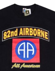 画像2: FOX OUTDOOR  2ND  AIRBORNE ライセンス プリント TEE  BLK メンズ/レディース (2)