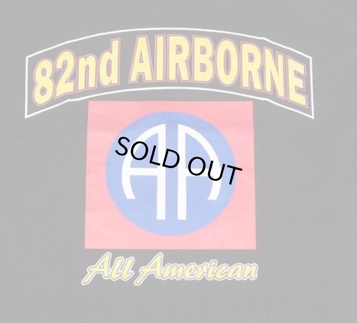 画像3: FOX OUTDOOR  2ND  AIRBORNE ライセンス プリント TEE  BLK メンズ/レディース (3)
