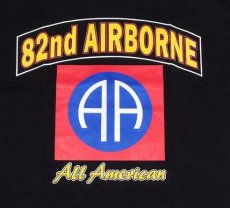 画像3: FOX OUTDOOR  2ND  AIRBORNE ライセンス プリント TEE  BLK メンズ/レディース (3)
