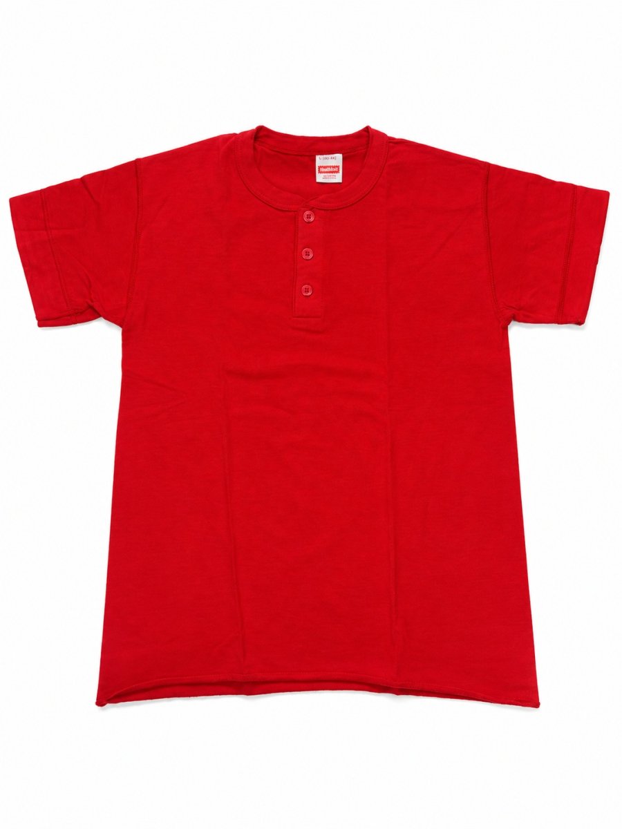 画像1: HEALTHKNIT 後染め３BヘンリーSS ヘルスニット TEE　3色  メンズ/レディース (1)